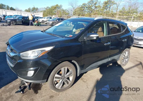 2015 Hyundai Tucson Limited из США, поврежденный, VIN KM8JU3AG2FU102449